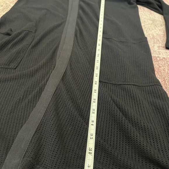 XCVI wearables long fishnet hoodie cardigan jacket like new size large - Picture 7 of 10